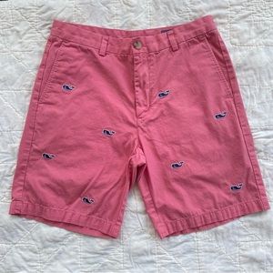 Vineyard Vines Whale Embroidery Print Breaker Shorts Size 32